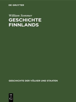 cover image of Geschichte Finnlands